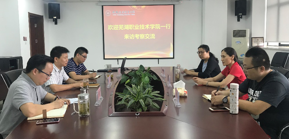 芜湖职业技术学院来园区考察交流