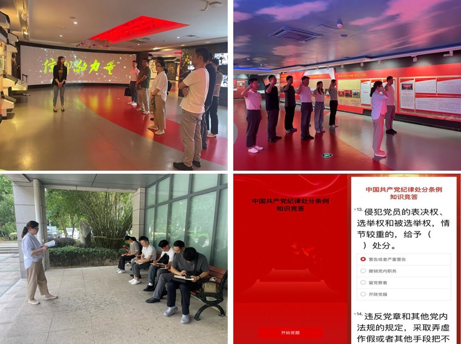 【党纪学习教育】教务处党支部开展集中学习暨主题党日活动