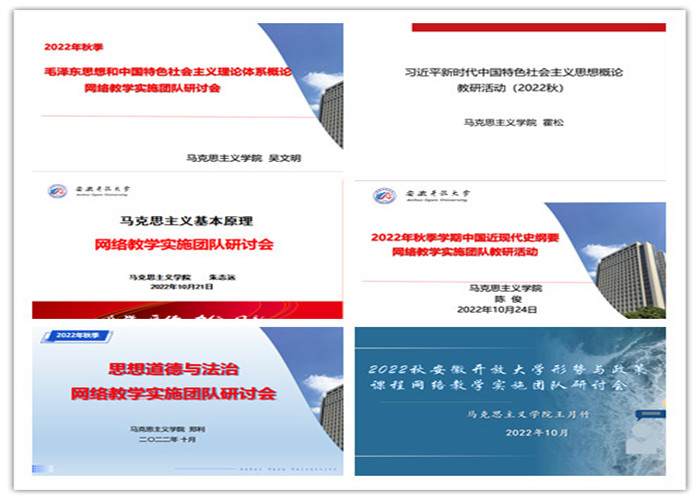 凝心聚力 创优提质：马克思主义学院召开思政课网络教学实施团队线上教学研讨会